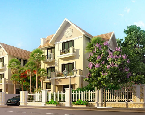 Tường rào là chỉ giới của mỗi một ngôi nhà.