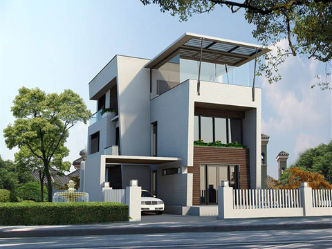 Không nên xây tường rào cao quá hoặc thấp quá.